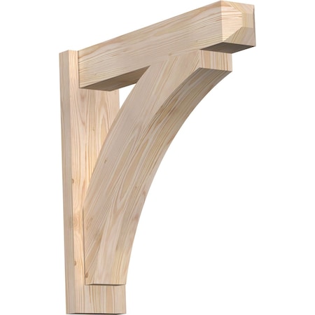 Ekena Millwork Thorton Smooth Craftsman Outlooker, Douglas Fir, 5 1/2"W x 24"D x 24"H OUT06X24X24THR04SDF